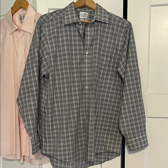 4 (four) Eagle Brand Men's Assorted Checkered Shirts 16.5 32/33 - Picture 5 of 10